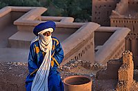 Bernhard Saalfeld - Tuareg in Ait Benhaddou